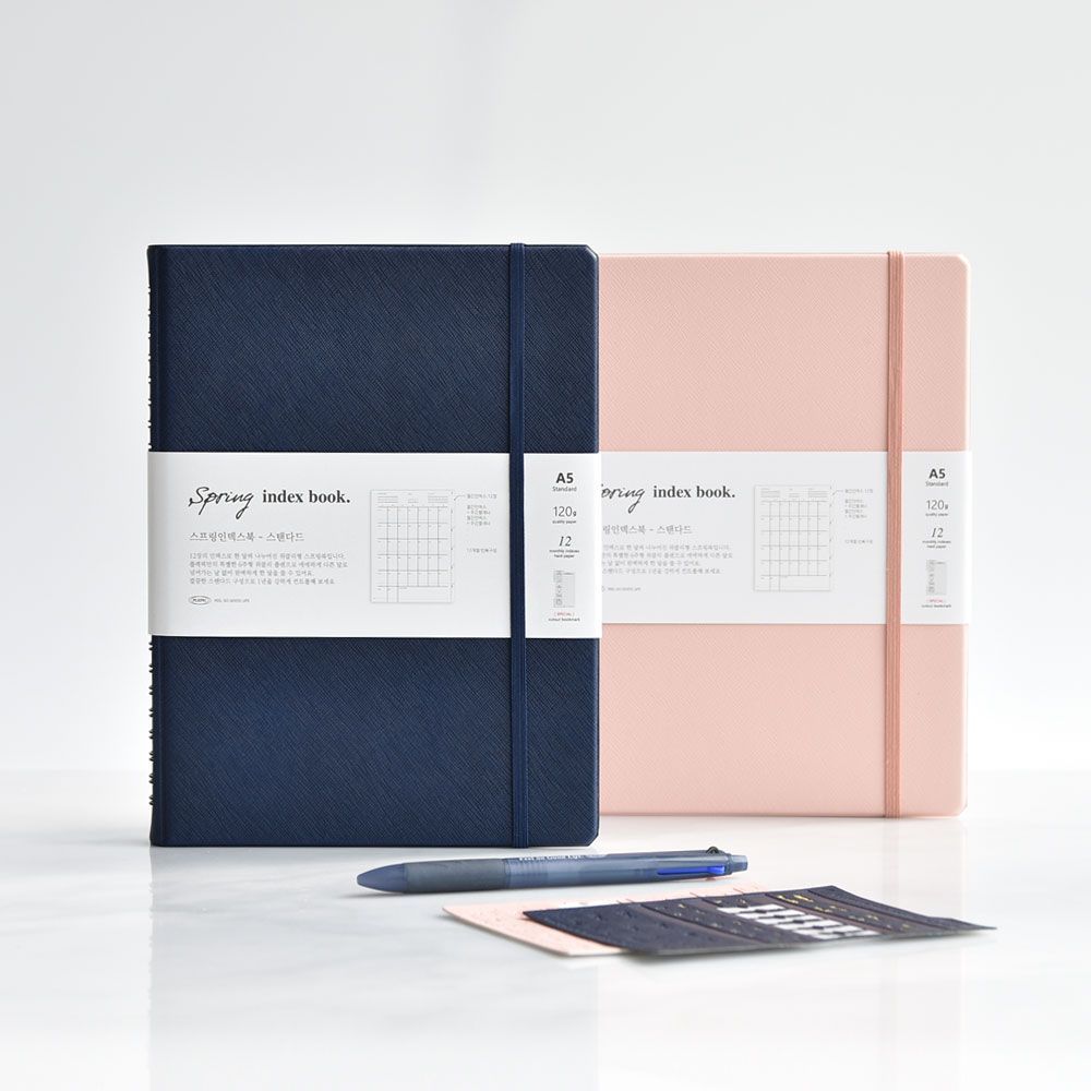 Spring Index Book Weekly Planner - Standard, Undated  