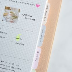 Spring Index Book Weekly Planner - Free Style, Undated  