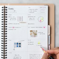 Spring Index Book Weekly Planner - Free Style, Undated  