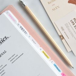 Spring Index Book Weekly Planner - Standard, Undated  