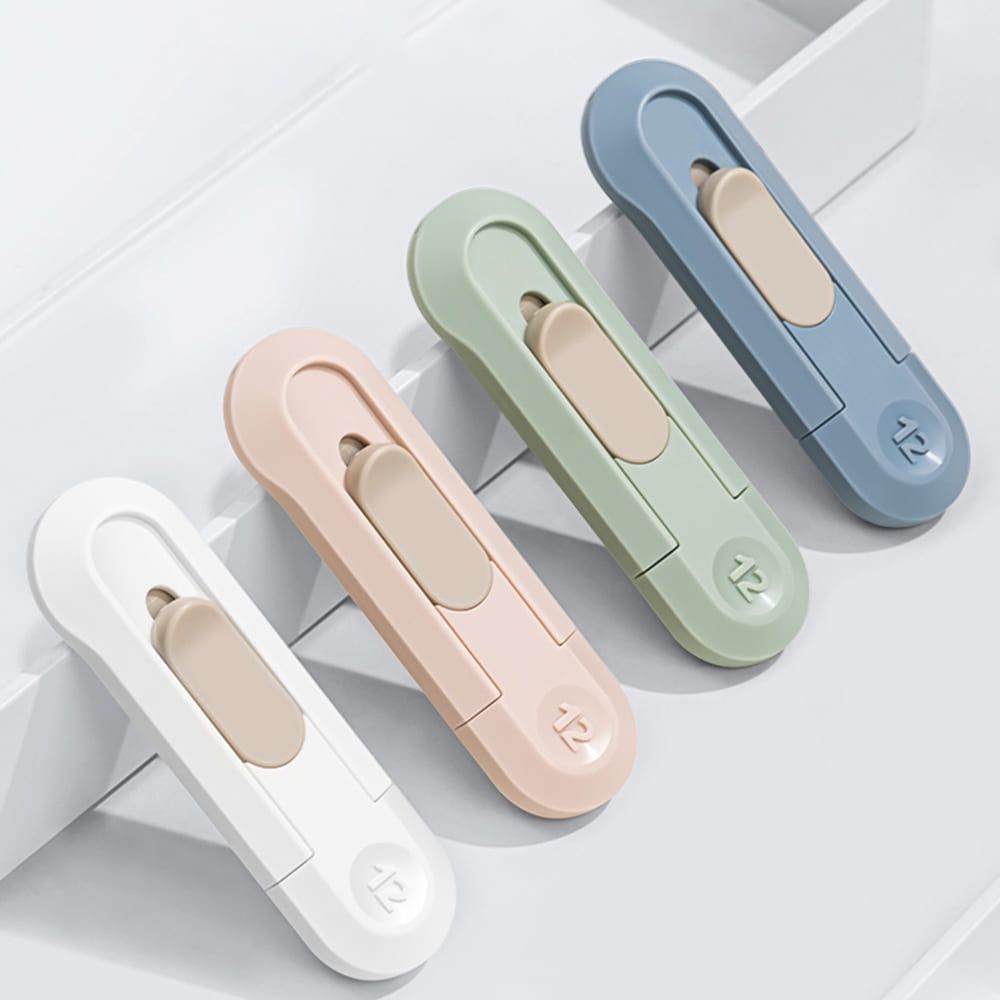 NUSIGN Sliding Mini Snap-off Knife, Set of 24