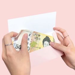 Illustration Cash Gift Envelope 01-06, 2 Sheets 