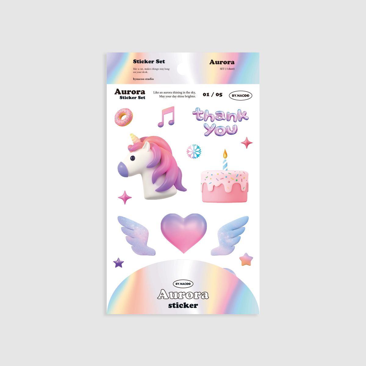 Sticker Set - Aurora