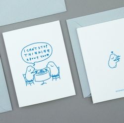 Mongsil Dog & Cat Message Card 