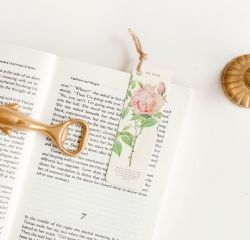 Book Mark Pack-12 Rose