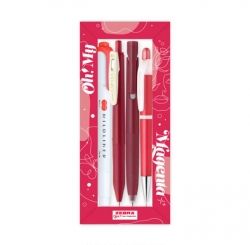 Oh My Magenta Set, Ballpoint(2)+Mechanical Pencil(1)+Maker(1)