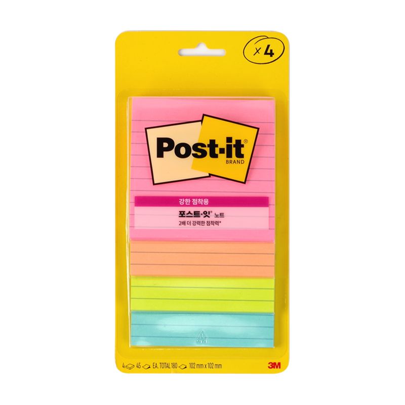 Post-it Note Super Sticky Supernova Neons 4421 (102x102)