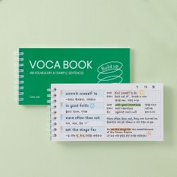 Build up Voca Book, Vocabulary Memo Pad, Mini Notepad 