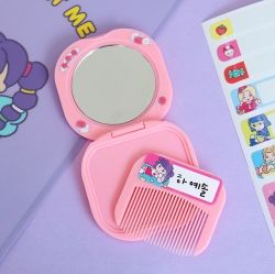 Elementary School 'Alpha Girls' Name Stickers with Protecting Films 4Sheets Pack, 