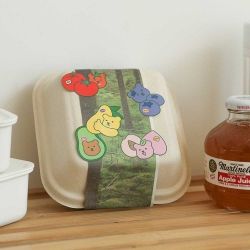 Jelly Bear Roll Sticker -  01 Fruit