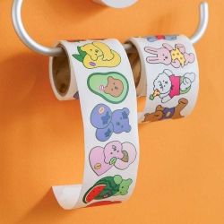 Jelly Bear Roll Sticker -  01 Fruit