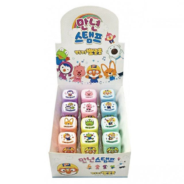PORORO Stamp, set of 12