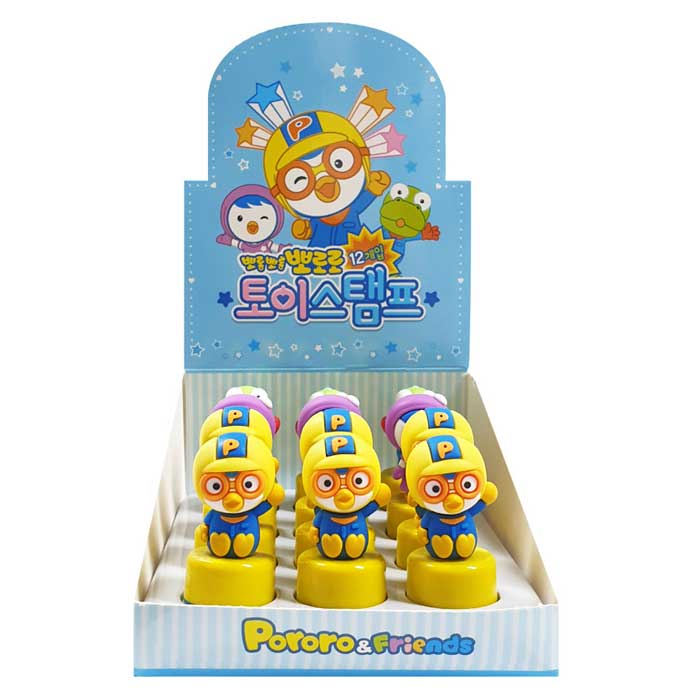 PORORO Toy Stamp, set of 12