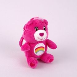 Care Bears 10cm Keyring - Cheer Bear