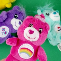 Care Bears 10cm Keyring - Cheer Bear