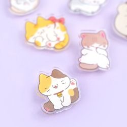 Nyang Nyang Random Acrylic Clip, Set of 30