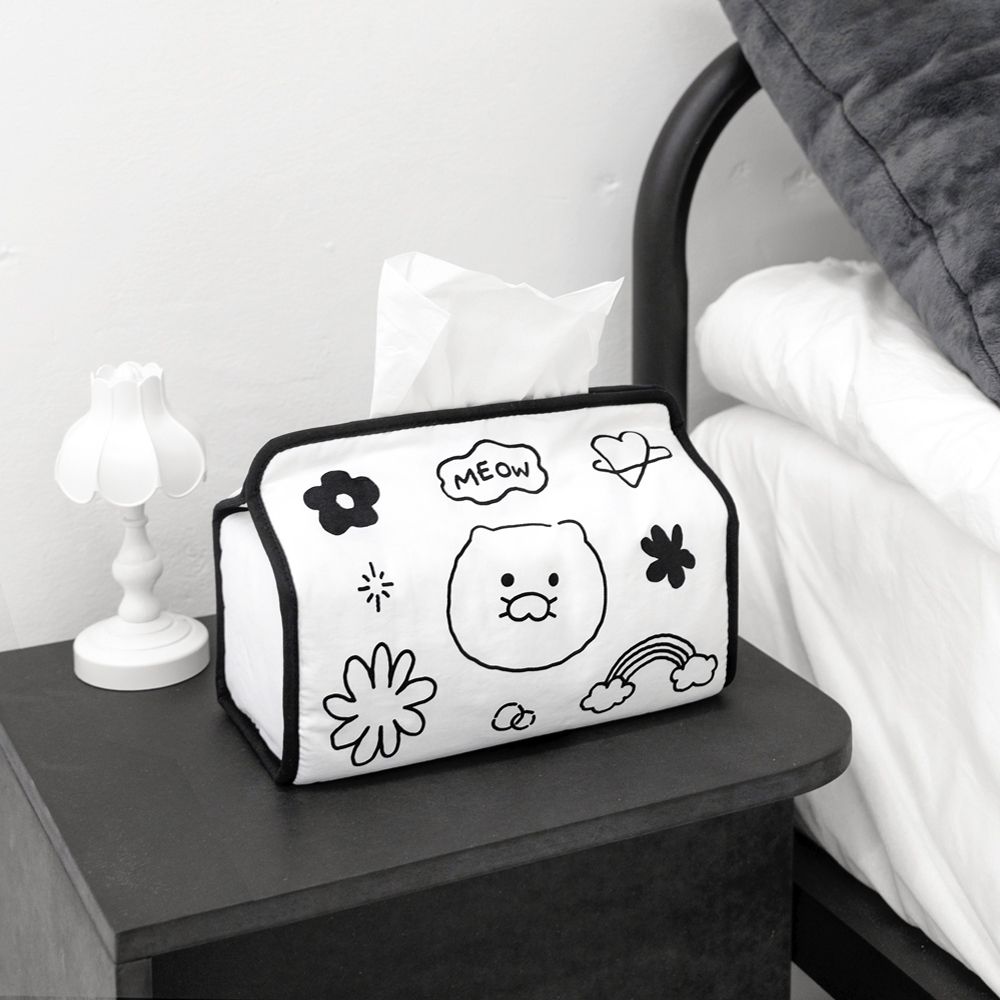 Doodle Doodle RYAN and CHOONSIK Fabric Tissue Case