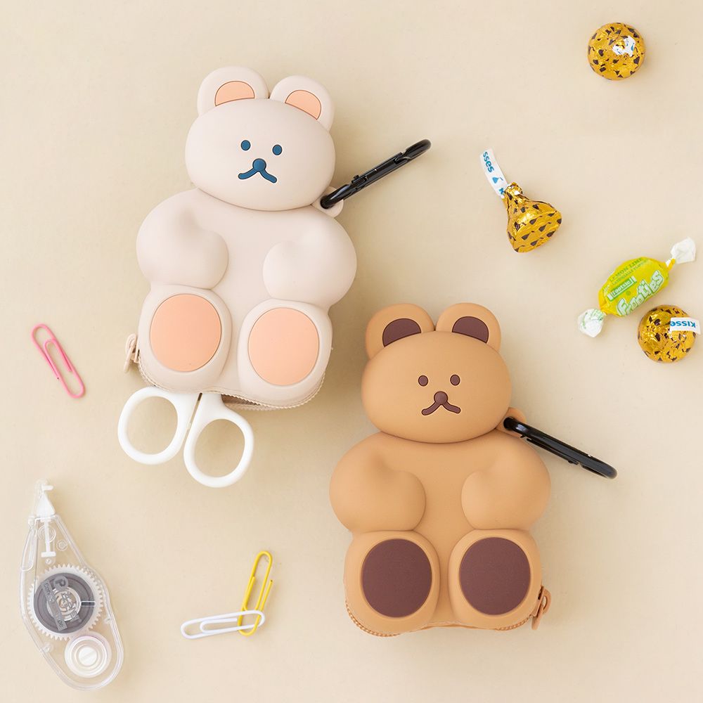 DONATDONAT Bear Silicone Pouch