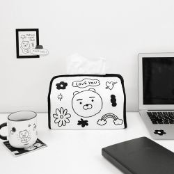 Doodle Doodle RYAN and CHOONSIK Fabric Tissue Case