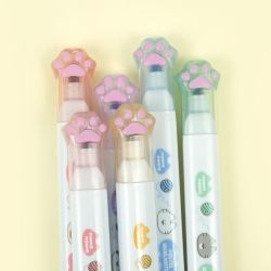 Nyang-nyang Highlighter Pen 6 Colors Set