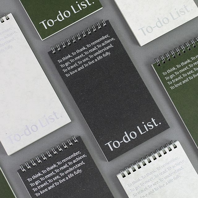 리스트 투 리브바이 – 투두리스트 노트북  