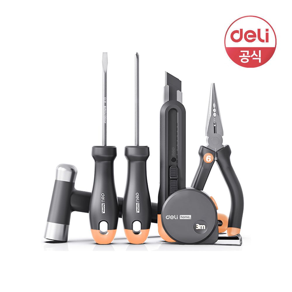 HOME Tool Kit Series 6-Piece Set (Orange) 