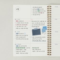 Mid Year Weekly Planner A5 for 6 Months, Undated 