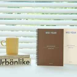 Mid Year Daily Planner A5 for 6 Months, Undated 