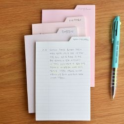 Sticky Index Memo Pad