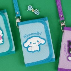 Cinnamoroll Cute Wallet with Neck Strap, Coin and Card Holder