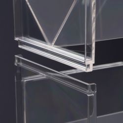 INOMATA Tea Time Rack - Clear Black