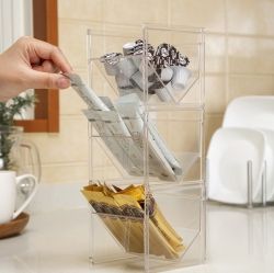 INOMATA Tea Time Rack - Clear
