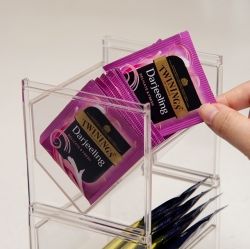 INOMATA Tea Time Rack - Clear