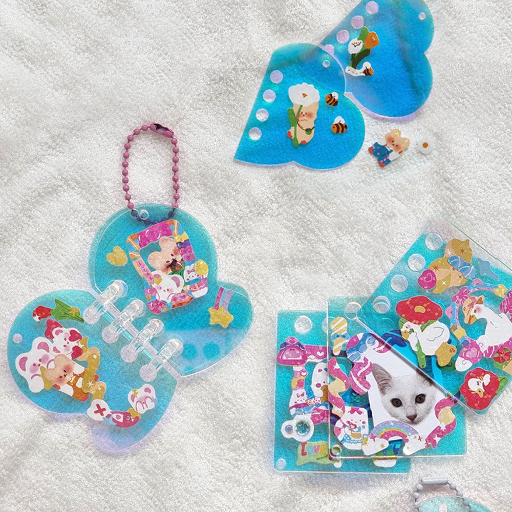 decorating an acrylic notebook, 18PCS