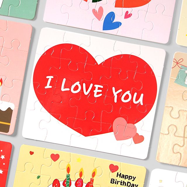 Illustration Puzzle Letter Paper 