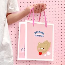 Rubber Rubber Buddy Character Shopping Bag  FP17A-2 10pcs