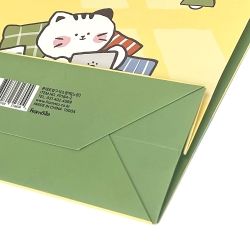 Mon Pote Character Shopping Bag Yellow, Set of 10 