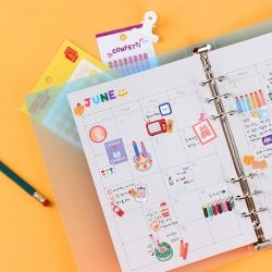 [A5] 6-Ring PP Binder Cover 