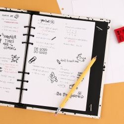 [A5] 6-Ring Jumbo Refill 1/4 Paper