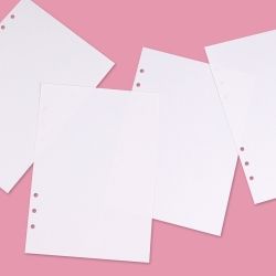 [A5] 6-Ring Jumbo Refill Blank Paper 