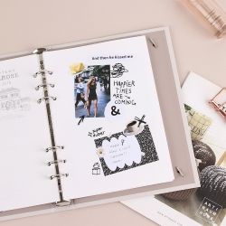 [A5] 6-Ring Jumbo Refill Blank Paper 