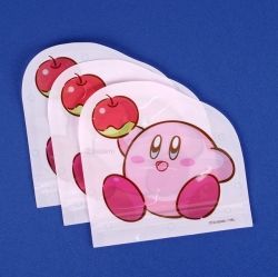 Kirby Fancy Zip Bag 3P Set - PINK