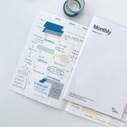 Monthly Planner A5, Undated 