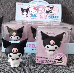 Sanrio Kuromi Figure 3D Puzzle Eraser