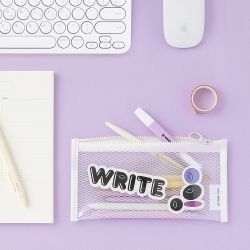 Eco EVA Pen Pouch Double Pocket 