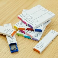 Uni Mechanical Pencil Leads Refill, Set of 10