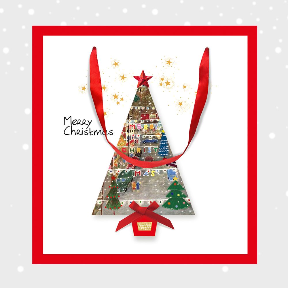 Christmas Tree Shopping Bag, Set of 10 