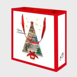 Christmas Tree Shopping Bag, Set of 10 