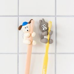 Brunch Brother Bunny&Puppy Silicone Toothbrush Rack