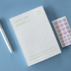 Love Me Right Diary, Monthly, Undated 